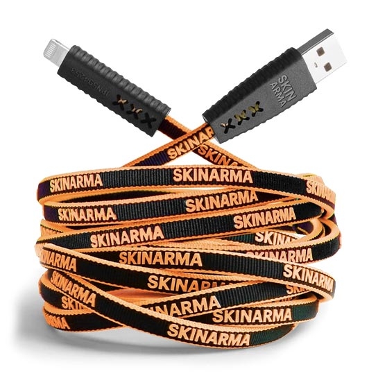 Кабель SkinArma Tenso Lightning to USB 1,2m Cable Orange - ціна, характеристики, відгуки, розстрочка, фото 1