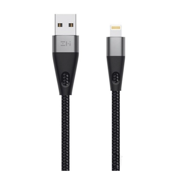 Кабель Xiaomi ZMI Lightning to USB 1m Black New - цена, характеристики, отзывы, рассрочка, фото 1