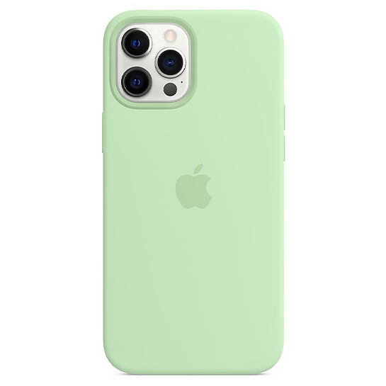 Чохол Apple Silicone Case with MagSafe for iPhone 12 Pro Max Pistachio - цена, характеристики, отзывы, рассрочка, фото 1