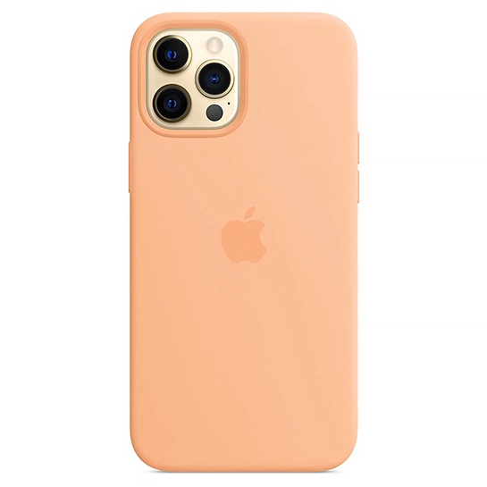 Чохол Apple Silicone Case with MagSafe for iPhone 12 Pro Max Cantaloupe