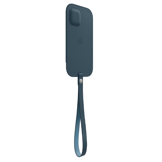 Чехол Apple Leather Sleeve with MagSafe for iPhone 12 Pro Max Baltic Blue - цена, характеристики, отзывы, рассрочка, фото 2