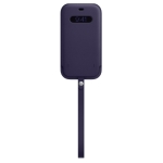 Чехол Apple Leather Sleeve with MagSafe for iPhone 12 Pro Max Deep Violet