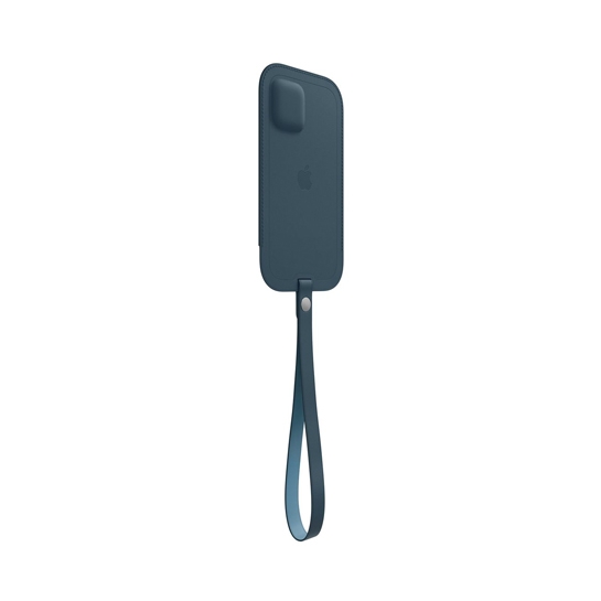 Чохол Apple Leather Sleeve with MagSafe for iPhone 12 mini Baltic Blue - ціна, характеристики, відгуки, розстрочка, фото 2