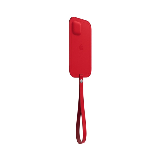 Чохол Apple Leather Sleeve with MagSafe for iPhone 12 mini (PRODUCT)RED - ціна, характеристики, відгуки, розстрочка, фото 2