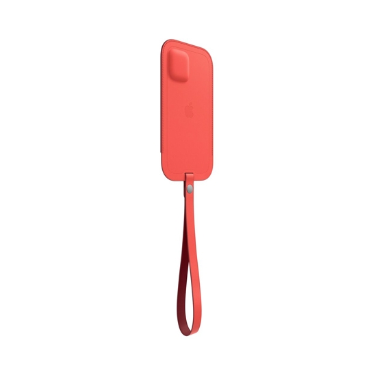 Чехол Apple Leather Sleeve with MagSafe for iPhone 12 mini Pink Citrus - цена, характеристики, отзывы, рассрочка, фото 2