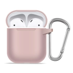 Чохол Blueo Liquid Silicone Case for Apple AirPods with Carbine Paste Pink