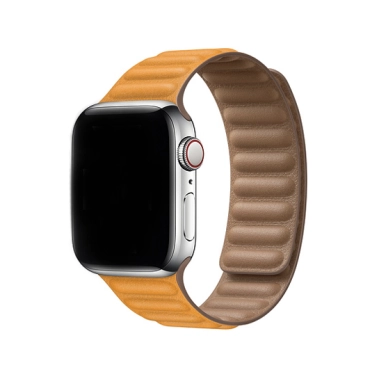 Ремінець Apple Leather Link for Apple Watch 38mm/40mm California Poppy - M/L - цена, характеристики, отзывы, рассрочка, фото 1