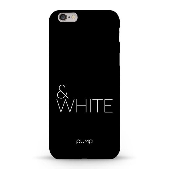Чехол Pump Silicone Minimalistic Case for iPhone 6/6S Black&White # - цена, характеристики, отзывы, рассрочка, фото 1
