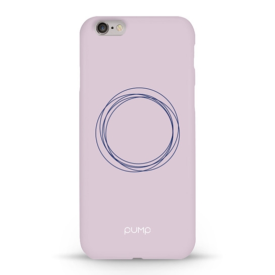 Чохол Pump Silicone Minimalistic Case for iPhone 6/6S Circles on Light # - ціна, характеристики, відгуки, розстрочка, фото 1