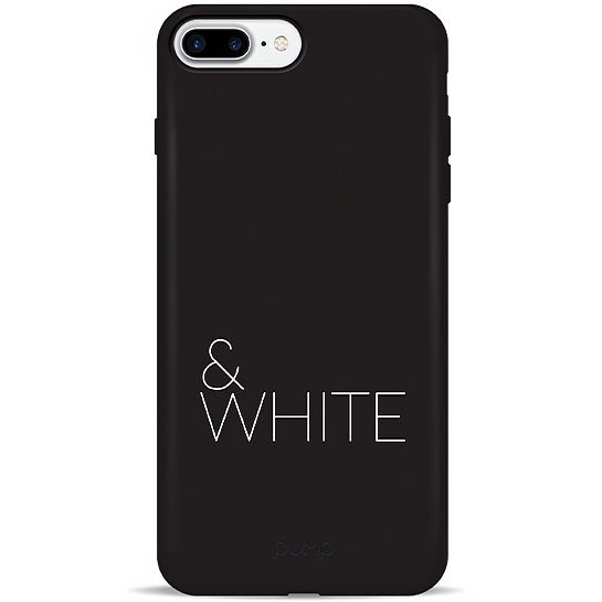 Чехол Pump Silicone Minimalistic Case for iPhone 8 Plus/7 Plus Black&White # - цена, характеристики, отзывы, рассрочка, фото 1