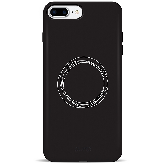 Чехол Pump Silicone Minimalistic Case for iPhone 8 Plus/7 Plus Circles on Dark # - цена, характеристики, отзывы, рассрочка, фото 1