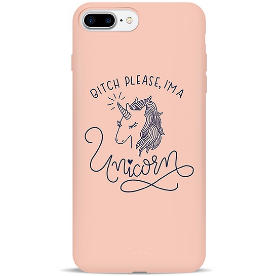 Чехол Pump Silicone Minimalistic Case for iPhone 8 Plus/7 Plus Unicorn Girl # - цена, характеристики, отзывы, рассрочка, фото 1
