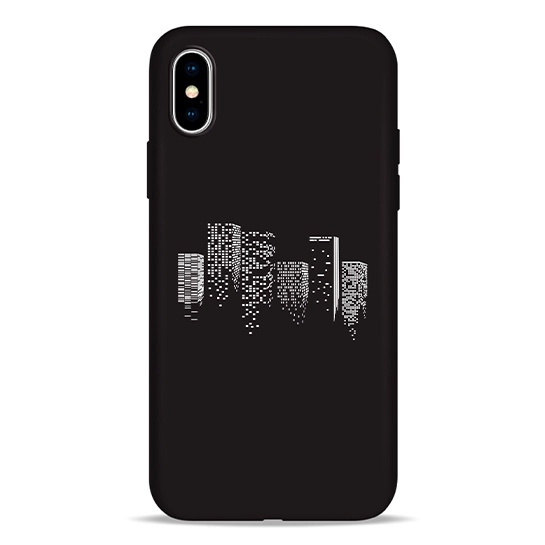 Чехол Pump Silicone Minimalistic Case for iPhone X/XS City #