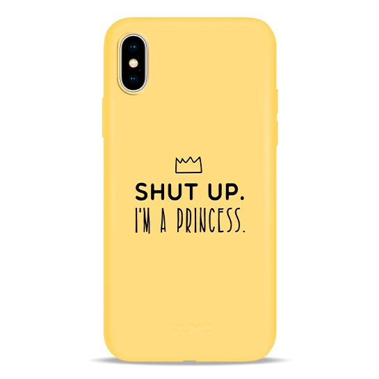 Чехол Pump Silicone Minimalistic Case for iPhone X/XS I'm a Princess # - цена, характеристики, отзывы, рассрочка, фото 1