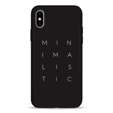 Чохол Pump Silicone Minimalistic Case for iPhone X/XS Minimalistic # - цена, характеристики, отзывы, рассрочка, фото 1