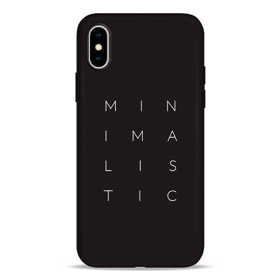 Чехол Pump Silicone Minimalistic Case for iPhone X/XS Minimalistic #
