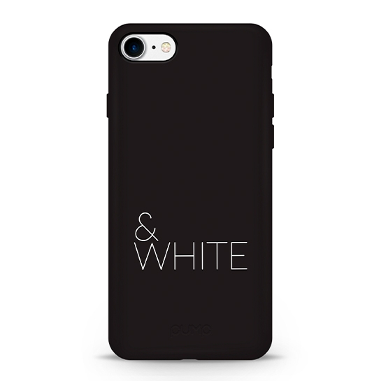 Чохол Pump Silicone Minimalistic Case for iPhone SE2/8/7 Black&White # - ціна, характеристики, відгуки, розстрочка, фото 1
