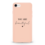 Чехол Pump Silicone Minimalistic Case for iPhone SE2/8/7 You Are Beautifull #