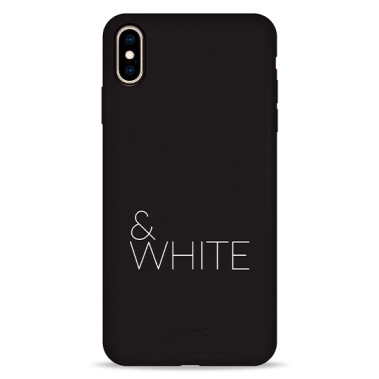 Чохол Pump Silicone Minimalistic Case for iPhone XS Max Black&White # - цена, характеристики, отзывы, рассрочка, фото 1