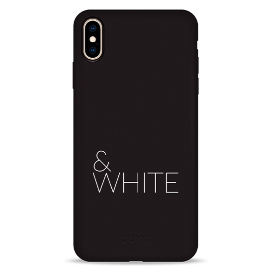 Чохол Pump Silicone Minimalistic Case for iPhone XS Max Black&White # - ціна, характеристики, відгуки, розстрочка, фото 1
