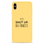 Чохол Pump Silicone Minimalistic Case for iPhone XS Max I'm a Princess #
