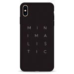 Чохол Pump Silicone Minimalistic Case for iPhone XS Max Minimalistic #