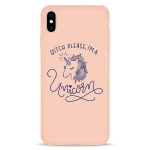 Чохол Pump Silicone Minimalistic Case for iPhone XS Max Unicorn Girl #