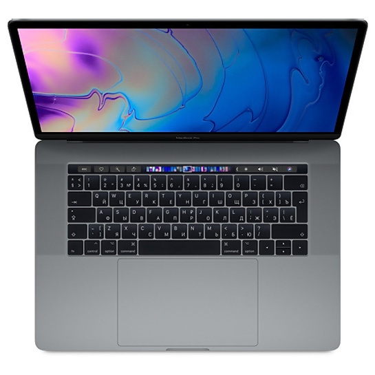 Ноутбук Apple MacBook Pro 15", 256GB Retina Space Gray with Touch Bar, 2018 (MR932) - Дисконт - ціна, характеристики, відгуки, розстрочка, фото 1
