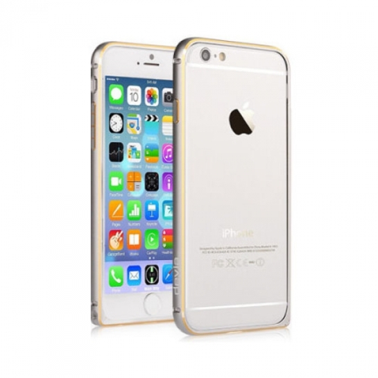 Чехол Devia Buckle Curve Bumper for iPhone 6 Silver * - цена, характеристики, отзывы, рассрочка, фото 1