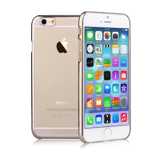 Чехол Devia Glimmer Plastic Case for iPhone 6/6S Champange Gold * - цена, характеристики, отзывы, рассрочка, фото 1