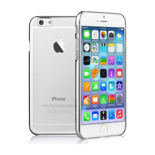 Чохол Devia Glimmer Plastic Case for iPhone 6/6S Silver * - ціна, характеристики, відгуки, розстрочка, фото 1