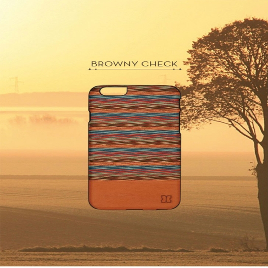 Чохол Mannwood Case Wood Browny Check/Black for iPhone 6/6S * - ціна, характеристики, відгуки, розстрочка, фото 2