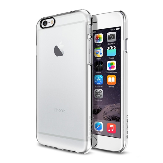 Чехол SGP Case Thin Fit Crystal Clear for iPhone 6 - цена, характеристики, отзывы, рассрочка, фото 1