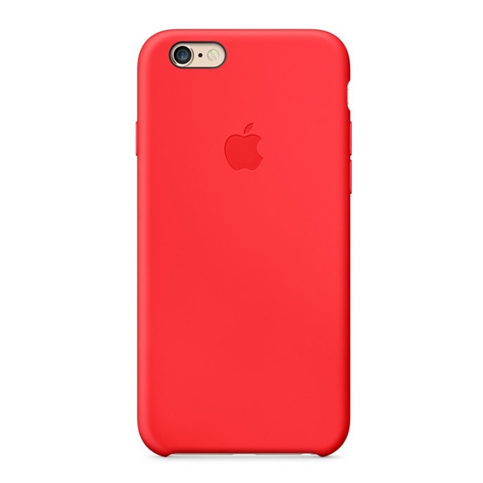 Чехол Apple Silicone Case for iPhone 6 Red - цена, характеристики, отзывы, рассрочка, фото 1