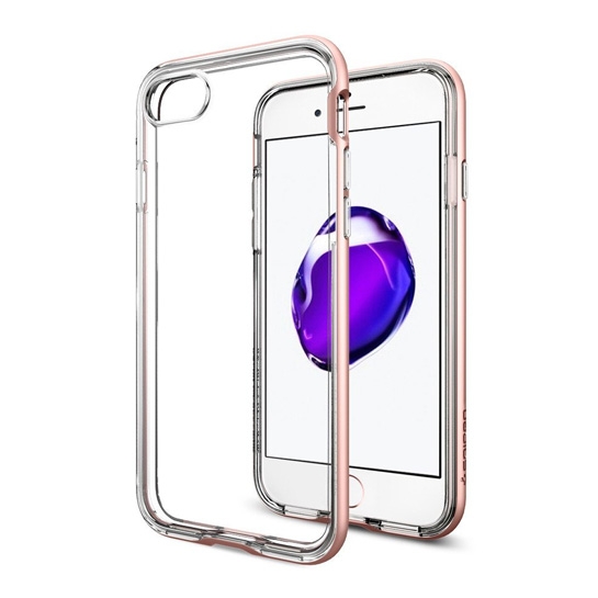 Чехол SGP Case Neo Hybrid Crystal Rose Gold for iPhone 8/7* - цена, характеристики, отзывы, рассрочка, фото 1
