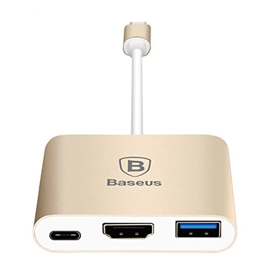 USB-хаб Baseus Type-C Switch HDMI+HUB* - ціна, характеристики, відгуки, розстрочка, фото 1