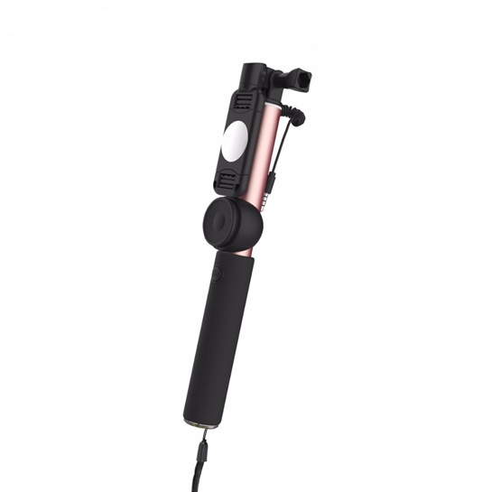 Палка для селфи Rock Selfie Stick II & Mirror with Shutter Bluetooth/Aux Rose Gold - цена, характеристики, отзывы, рассрочка, фото 1