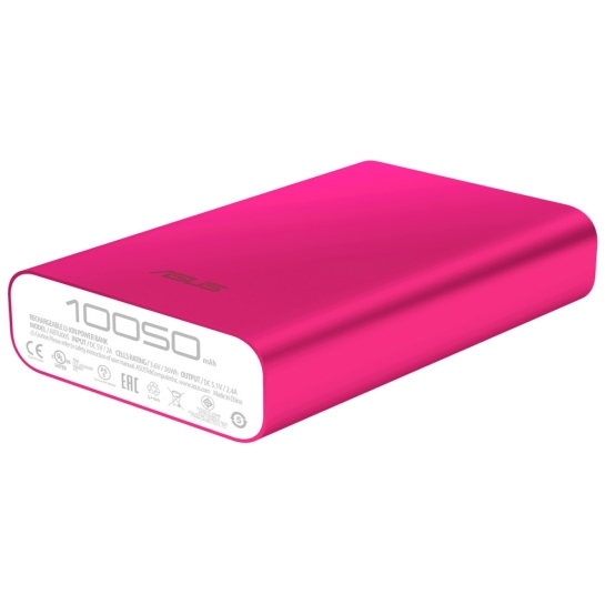 Зовнішній акумулятор Asus ZenPower Power Bank 10050 mAh Pink - ціна, характеристики, відгуки, розстрочка, фото 2
