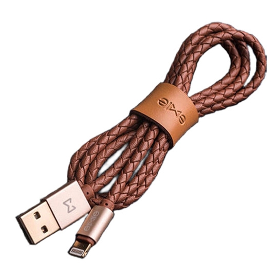 Кабель Emie Lightning to USB Cable 1m Coffe* - ціна, характеристики, відгуки, розстрочка, фото 1