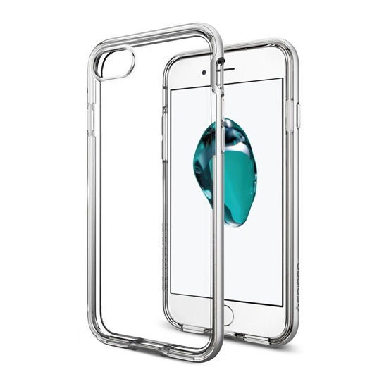 Чохол SGP Case Neo Hybrid Crystal Satin Silver for iPhone 8/7* - ціна, характеристики, відгуки, розстрочка, фото 1