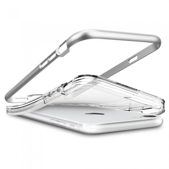 Чохол SGP Case Neo Hybrid Crystal Satin Silver for iPhone 8/7* - ціна, характеристики, відгуки, розстрочка, фото 7