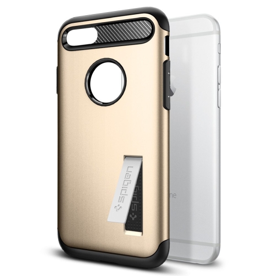 Чохол SGP Case Slim Armor Champagne Gold for iPhone 8/7* - ціна, характеристики, відгуки, розстрочка, фото 4