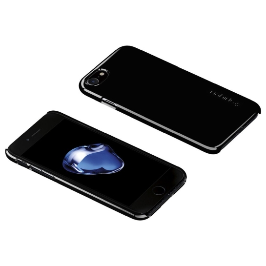 Чохол SGP Case Thin Fit Jet Black for iPhone 8/7* - ціна, характеристики, відгуки, розстрочка, фото 6
