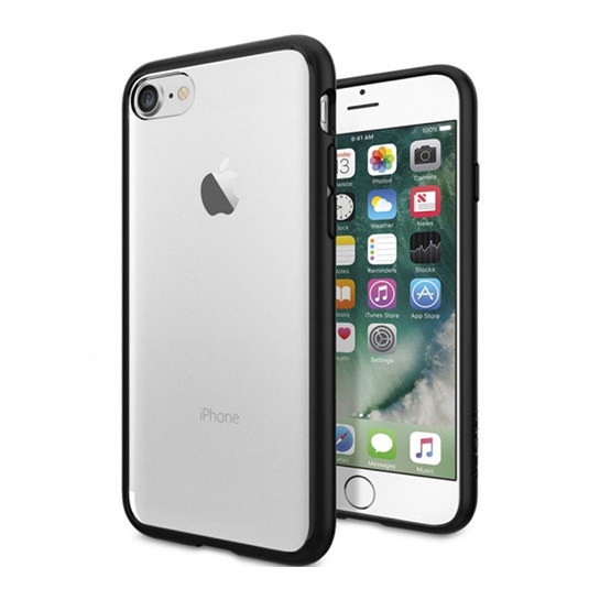 Чохол SGP Case Ultra Hybrid Black for iPhone 8/7* - ціна, характеристики, відгуки, розстрочка, фото 1