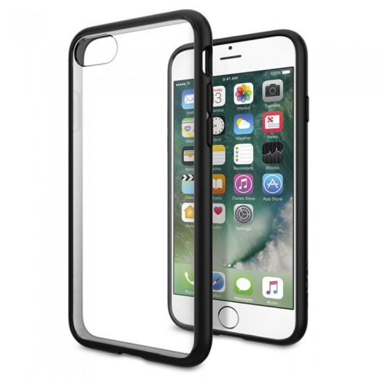 Чехол SGP Case Ultra Hybrid Black for iPhone 8/7* - цена, характеристики, отзывы, рассрочка, фото 3
