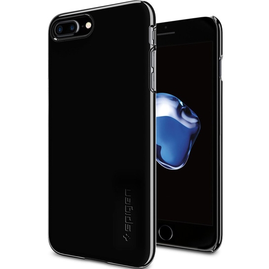 Чохол SGP Case Thin Fit Jet Black for iPhone 8 Plus/7 Plus* - ціна, характеристики, відгуки, розстрочка, фото 1