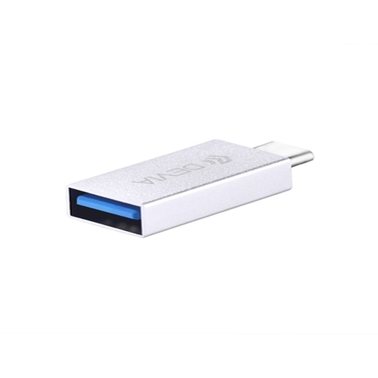 Перехідник Devia Itec Type C To USB 3.0 Adapter Silver - ціна, характеристики, відгуки, розстрочка, фото 2