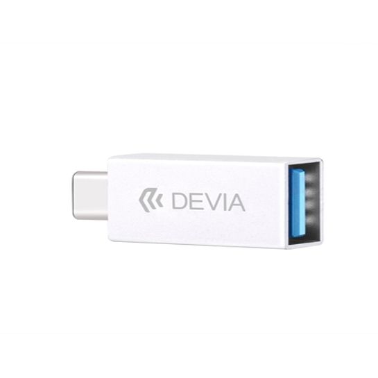 Перехідник Devia Itec Type C To USB 3.0 Adapter Silver - ціна, характеристики, відгуки, розстрочка, фото 3