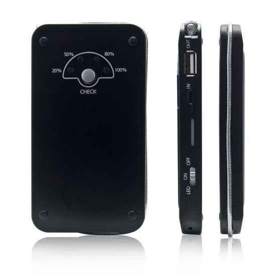 Внешний аккумулятор XTG Solar Power Bank 1500 mAh with Led Black * - цена, характеристики, отзывы, рассрочка, фото 2