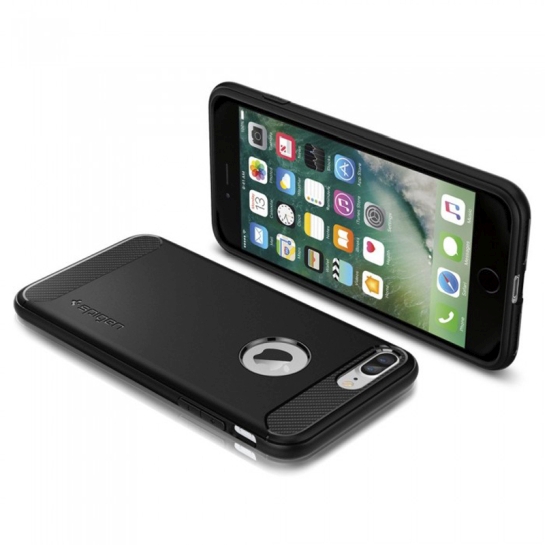 Чохол SGP Case Rugged Armor Black for iPhone 8 Plus/7 Plus* - ціна, характеристики, відгуки, розстрочка, фото 3